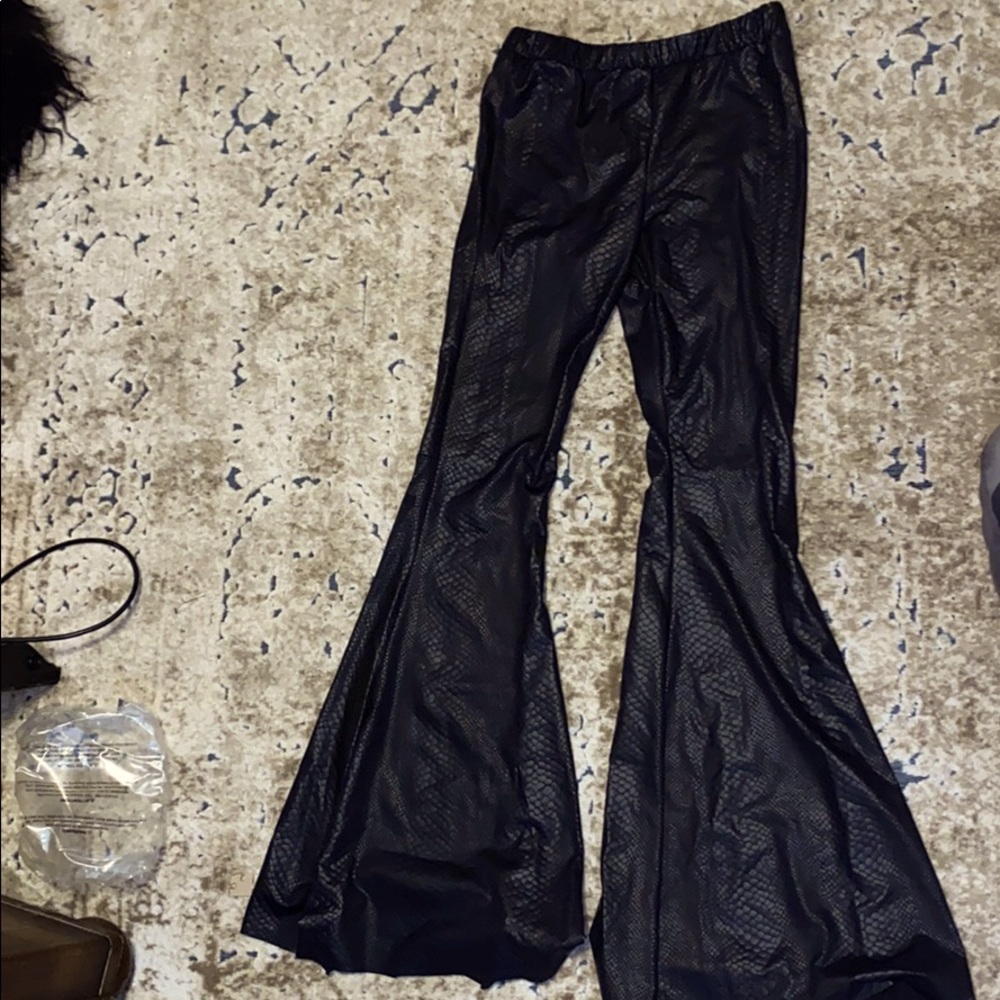 Python flare pants